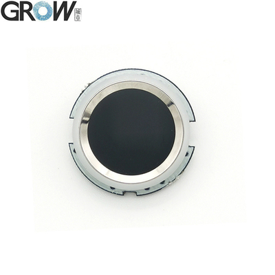 GROW R502-A RGB LED কন্ট্রোল ছোট পাতলা বৃত্তাকার DC3.3V SH1.0-6pin ক্যাপাসিটিভ ফিঙ্গারপ্রিন্ট মডিউল সেন্সর স্ক্যানার