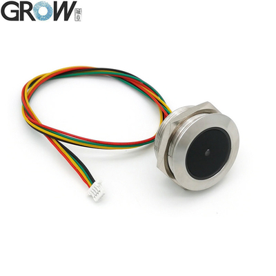 GROW GM60 স্টেইনলেস স্টীল LED কন্ট্রোল রিং নির্দেশক হালকা UART ইন্টারফেস 1D/2D বার কোড QR কোড বারকোড রিডার মডিউল