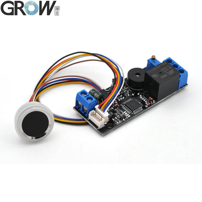 বৃদ্ধি K202+R502-F অ্যাডমিন/ব্যবহারকারী DC12V K202 ফিঙ্গারপ্রিন্ট ডোর অ্যাক্সেস কন্ট্রোল বোর্ড+R502-F জলরোধী ছোট রিং LED ফিঙ্গারপ্রিন্ট মডিউল