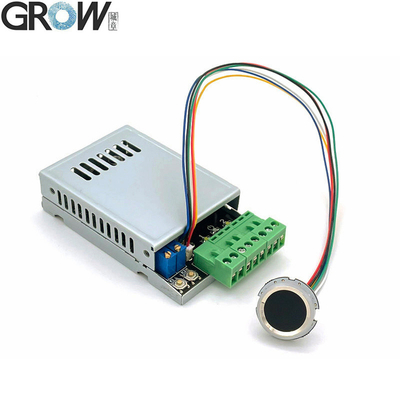 GROW K220+R502-A DC10-24V অ্যাডমিনিস্ট্রেটর/ব্যবহারকারীর ফিঙ্গারপ্রিন্ট অ্যাক্সেস কন্ট্রোল বোর্ড 0.5s-60s-স্বাভাবিকভাবে খোলা রিলে সহ দুটি রিলে আউটপুট