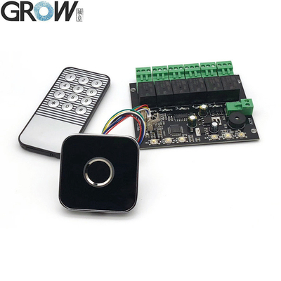 GROW K219-A+R502-AW ফিঙ্গারপ্রিন্ট ইনফ্রারেড রিমোট কন্ট্রোল বোর্ড দরজা অ্যাক্সেস কন্ট্রোল জন্য প্রোগ্রামযোগ্য সময় রিলে আউটপুট