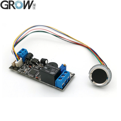 GROW K202+R502-A DC12V কম বিদ্যুত খরচ ফিঙ্গারপ্রিন্ট অ্যাক্সেস কন্ট্রোল বোর্ড+R502-A ছোট রিং LED ফিঙ্গারপ্রিন্ট মডিউল