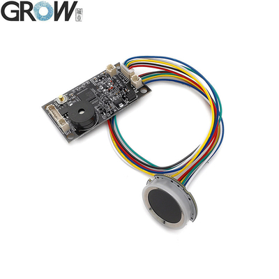 GROW KS200+R502-A 4*AA ব্যাটারি অথবা DC3.7V-6.5V মোটর আউটপুট বৃত্তাকার রিং সূচক আলো ফিঙ্গারপ্রিন্ট অ্যাক্সেস কন্ট্রোল বোর্ড