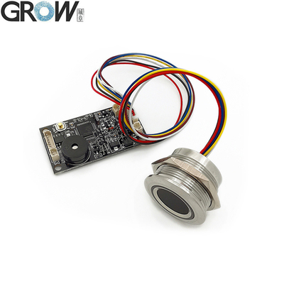 GROW KS200+R503 4*AA ব্যাটারি বা DC3.7V-6.5V রিং নির্দেশক হালকা দরজা অ্যাক্সেস কন্ট্রোল ক্যাপাসিটিভ ফিঙ্গারপ্রিন্ট অ্যাক্সেস কন্ট্রোল বোর্ড