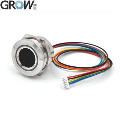 GROW R503-5V RGB LED DC5V UART ইন্টারফেস MX1.25-6pin ওয়াটারপ্রুফ ক্যাপাসিটিভ ফিঙ্গারপ্রিন্ট মডিউল সেন্সর স্ক্যানার