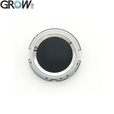 GROW R502-A RGB LED কন্ট্রোল ছোট পাতলা বৃত্তাকার DC3.3V SH1.0-6pin ক্যাপাসিটিভ ফিঙ্গারপ্রিন্ট মডিউল সেন্সর স্ক্যানার