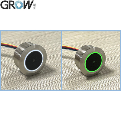 GROW GM861 UART/USB ইন্টারফেস 1D/2D বার কোড QR কোড বারকোড স্ক্যানার মডিউল স্টেইনলেস স্টীল কেস সহ সাদা সবুজ এলইডি